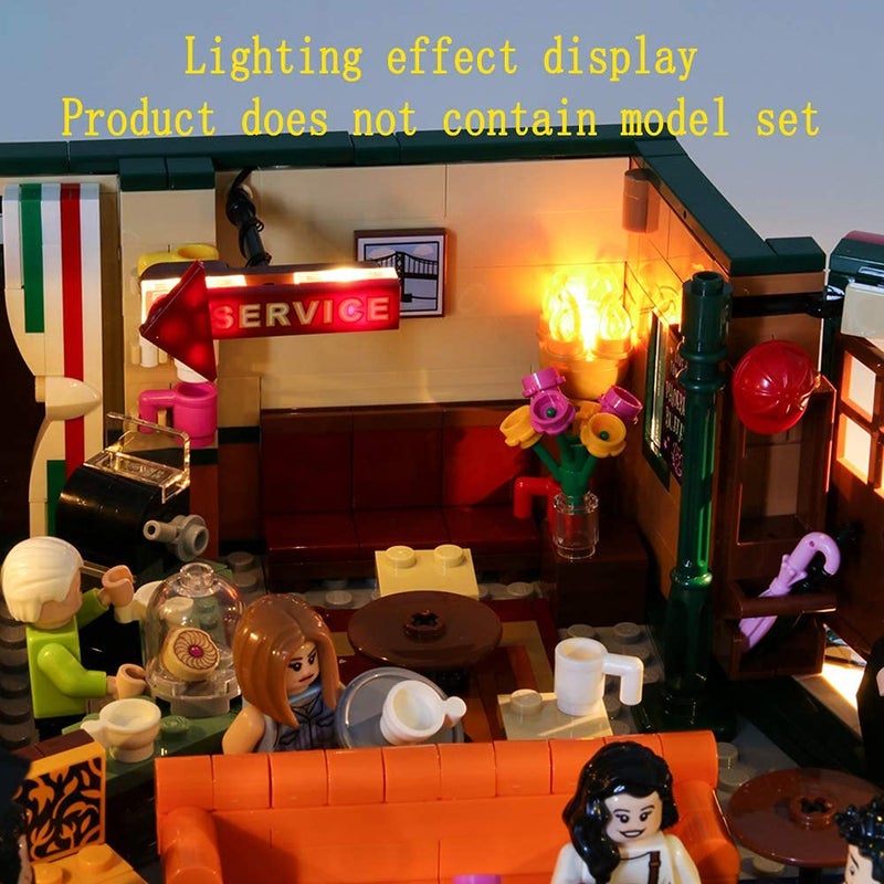 GEAMENT LED Light Kit for Ideas Friends The Television Series Central Perk - Compatible with Lego 21319 Building Blocks (Model Set Not Included) - Image 5